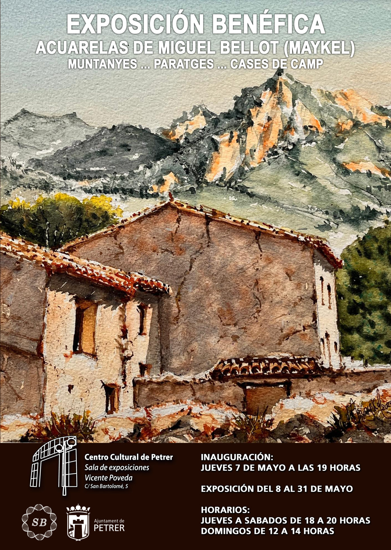 2026-05-31 - Exposición de acuarelas - Miguel Bellot - Muntanyes, paratges i cases de camp