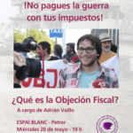 2026-05-20 - Conferencia - Adrián Vaíllo - ¡No pagues la guerra con tus impuestos! ¿Qué es la Objeción Fiscal?