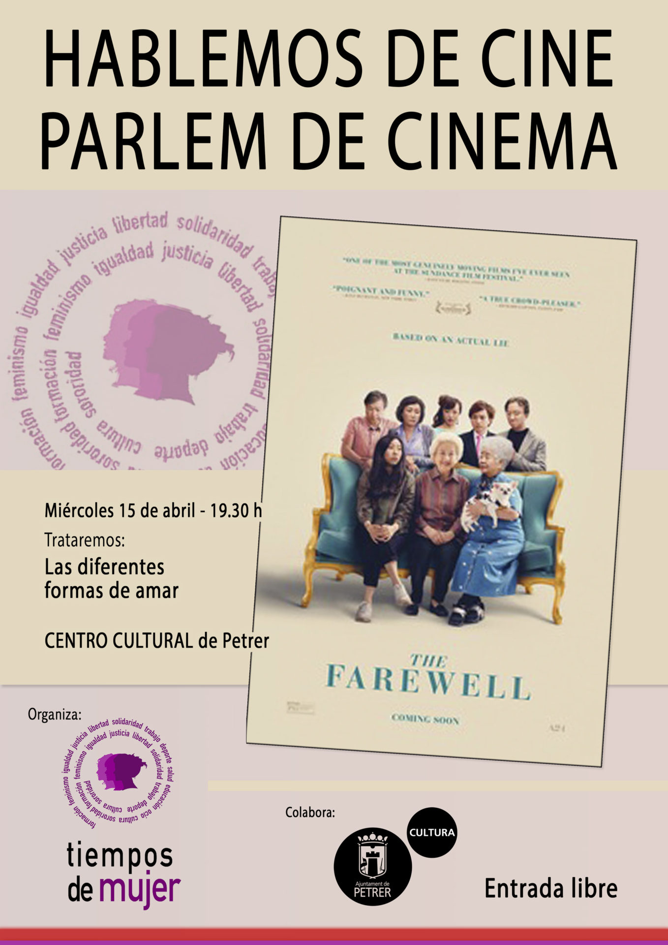 2026-05-27 - Hablemos de cine - Tiempos de Mujer - The Farewell