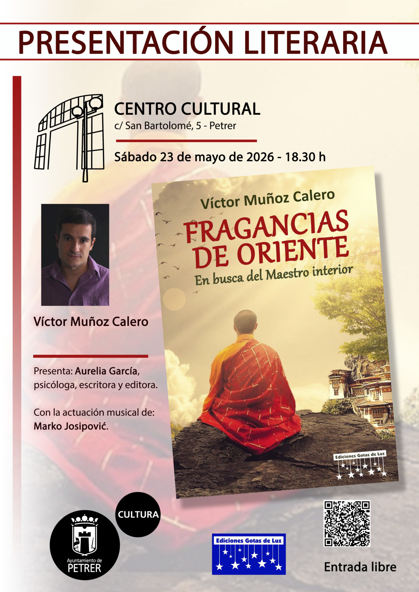 2026-05-23  - Peesentación literaria - Víctor Muñoz Calero - Fragancias de oriente