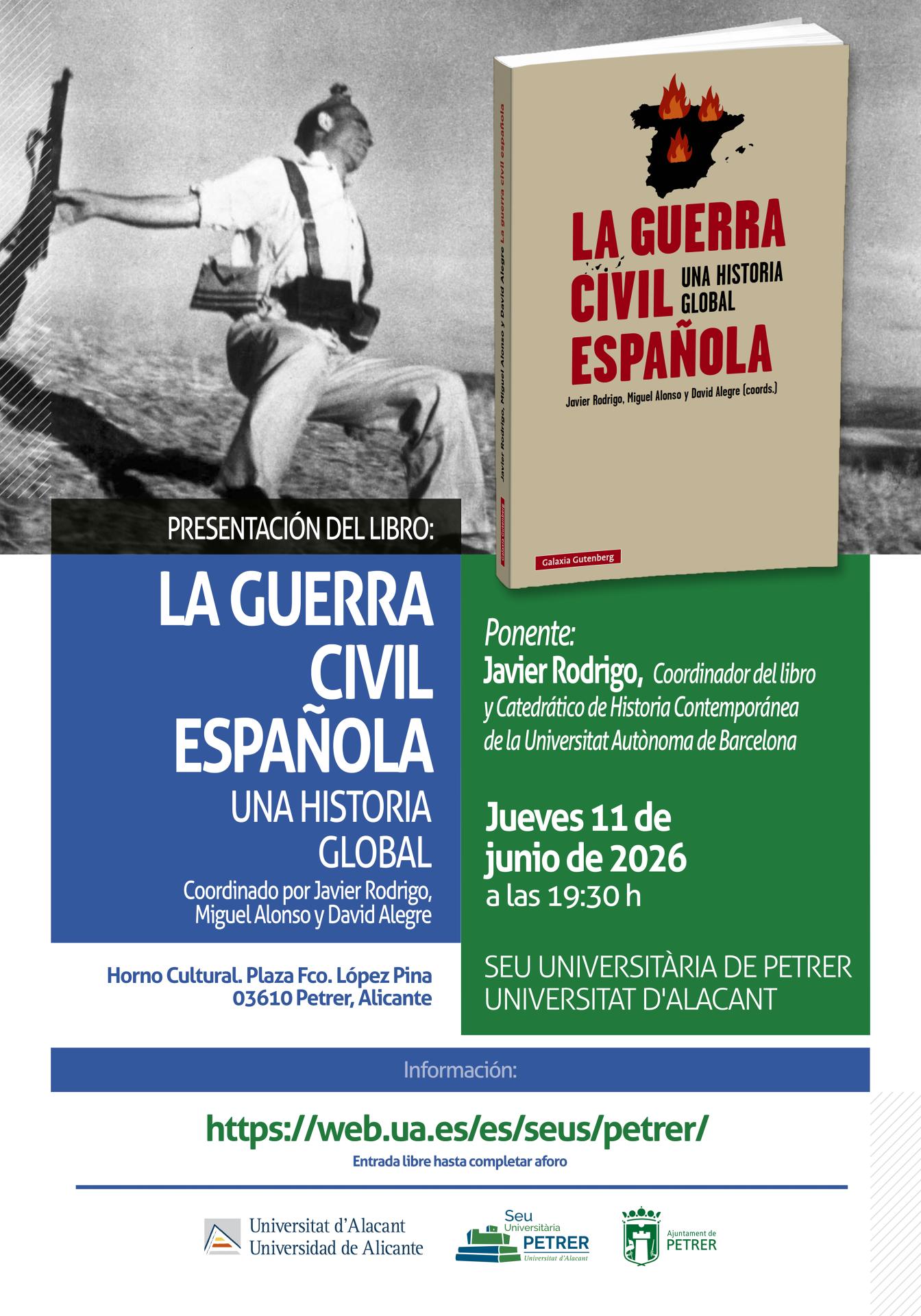 2026-06-11 - Presentación literaria - La Guerra Civil Española, una historia global