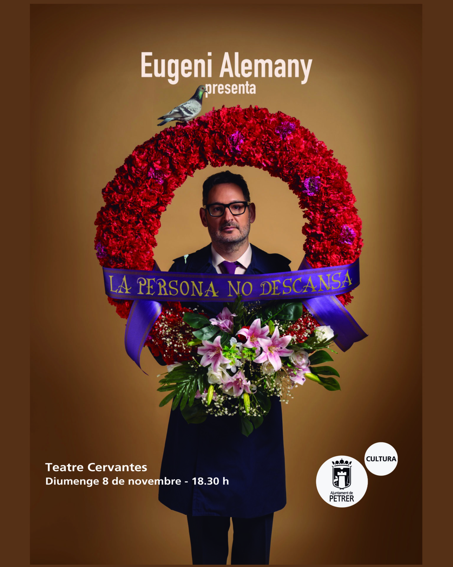 2026-11-08 - Comèdia en valencià - Eugeni Alemany, “La persona no descansa”