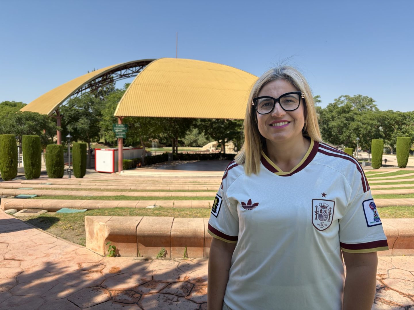 Alcaldesa pantalla mundial